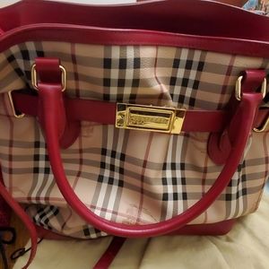 Burberry Haymarket medium Golderton Tote